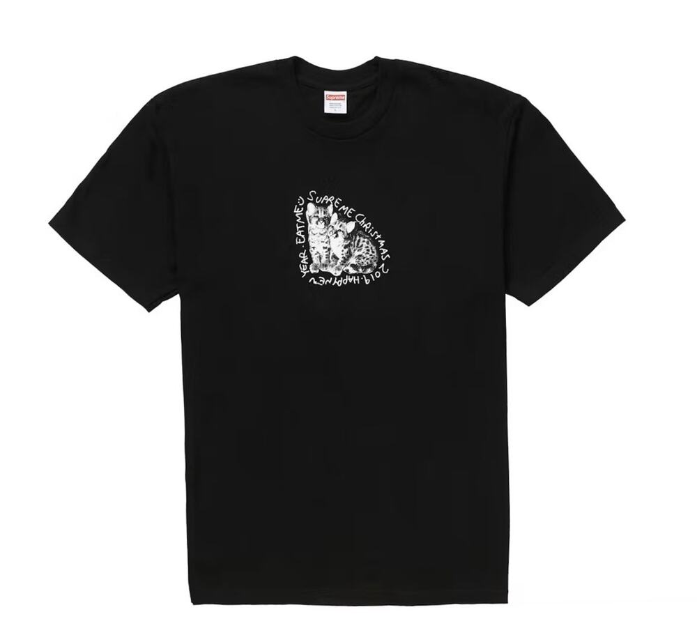 Supreme Eat Me Tee FW19 - Black - Size Medium